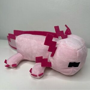 Mojang Minecraft Pink Axolotl Plush Stuffed Animal Toy